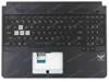 Asus 90NR02N1-R30UI0 Palmrest Keyboard LED RGB US-International black