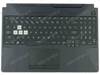 Asus FX506IHR Palmrest Keyboard LED RGB US-International black