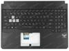 Asus TUF Gaming FX505GM Palmrest Keyboard LED US-International black