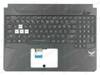 Asus TUF505DT Palmrest Keyboard LED RGB US-International black