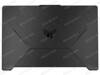 Asus TUF706IHNT LCD Back Cover Plastic (PU) black