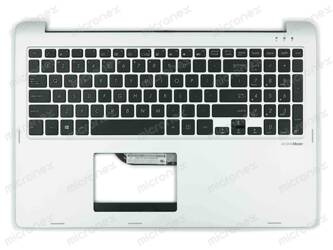 Asus Transformer Book Flip TP500LB TP500LN Palmrest Keyboard US-International silver