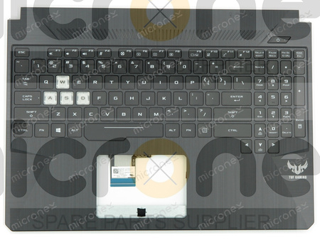 Asus TUF505DD Palmrest Keyboard LED US-International