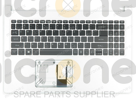 Acer 6B.HWCN7.030 Palmrest Keyboard LED US-International silver