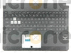Asus TUF565DT Palmrest Keyboard LED RGB US-International black