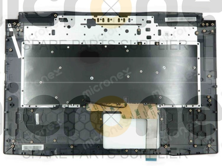 MSI Katana GF76 11SC Palmrest Keyboard WHITE LED US-International black