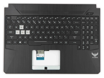 Asus TUF Gaming FX505DY Palmrest Keyboard LED RGB US-International black