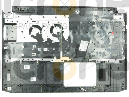 Acer 6B.Q5DN2.001 Palmrest Keyboard LED US-International black GTX1660Ti