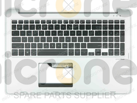Asus Transformer Book Flip TP500LA TP500LAB Palmrest Keyboard US-International silver
