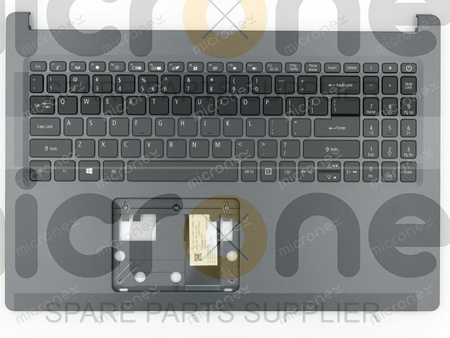 Acer 6B.HSKN7.030 Palmrest Keyboard LED US-International black