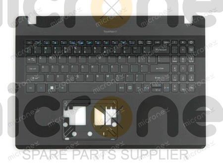 Acer 6B.VQ9N7.030 Palmrest Keyboard LED US-International black