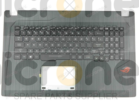 Asus ROG Strix GL753VE Palmrest Keyboard LED RGB US-International black