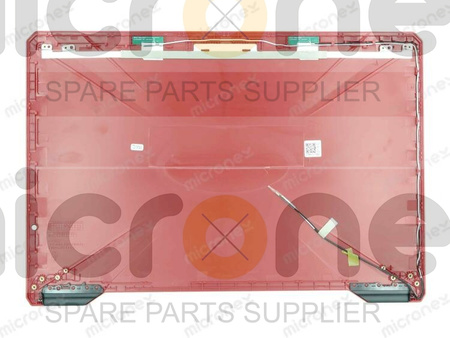 Asus 90NR00I2-R7A010 LCD Back Cover Plastic (PU) black with red finish