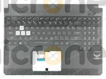 Asus TUF565DT Palmrest Keyboard LED RGB US-International black