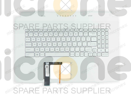MSI 957-17L113E-C20 Palmrest Keyboard LED US-International white