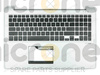 Asus 90NB05R1-R31US0 Palmrest Keyboard US-International silver
