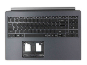 Acer 6B.QHDN2.001 Palmrest Keyboard LED US-International black