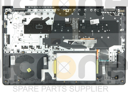 Dell W1NPV Palmrest Keyboard US-International black