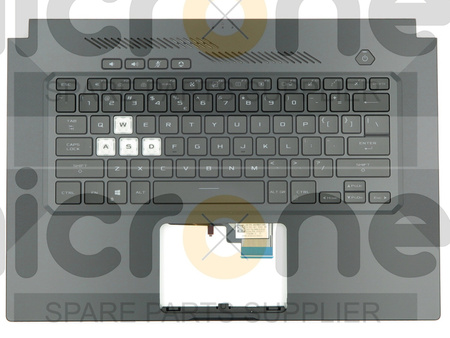 Asus 90NR0651-R31UI0 Palmrest Keyboard LED US-International black
