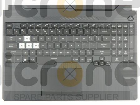 Asus 90NR03U1-R32UI0 Palmrest Keyboard LED RGB US-International black