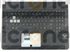 Asus TUF Gaming FX505DU FX505DV Palmrest Keyboard LED US-International