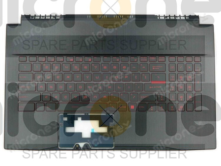 MSI GL63 9RC 9RCX Palmrest Keyboard LED US-International black