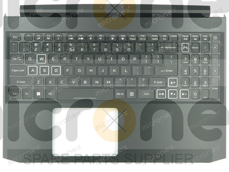 Acer Nitro 5 AN515-56 Palmrest Keyboard LED RGB US-International black