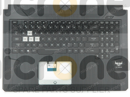 Asus 90NR02A2-R31US0 Palmrest Keyboard LED RGB US-International black