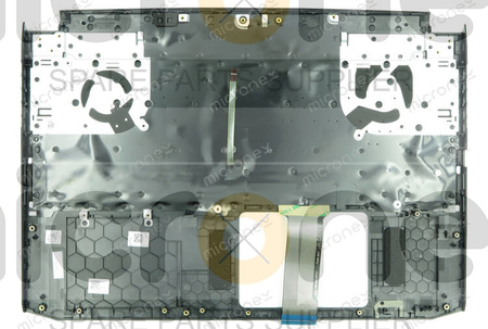 Acer 6B.Q7KN2.045 Palmrest Keyboard LED UK black GTX1650