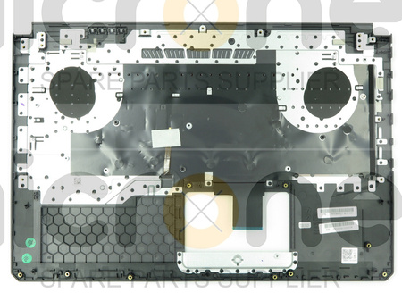 Asus 90NR00J2-R31UI1 Palmrest Keyboard LED US-International black with red finish