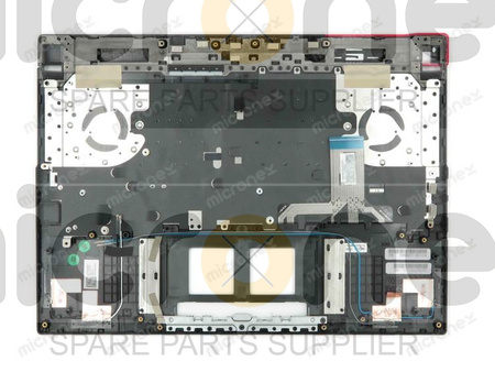 Asus ROG Strix G15 G513QR Palmrest Keyboard LED RGB PER KEY US-International black with red finish