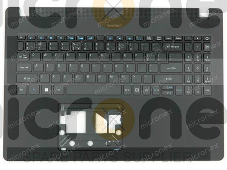 Acer TravelMate P2 TMP50-53 Palmrest Keyboard US-International black