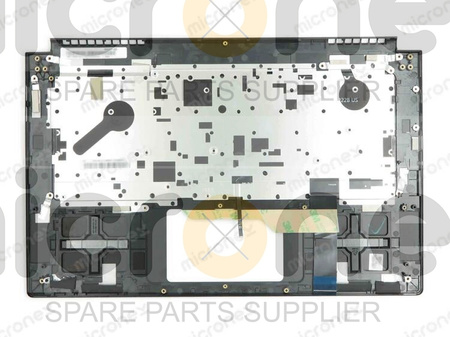 MSI Summit E15 A11SCS A11SCST Palmrest Keyboard LED US-International Aluminum black