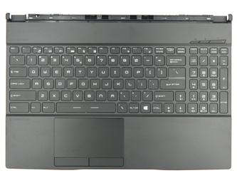 MSI 957-16U11E-C20 Palmrest Keyboard LED RGB US-International black