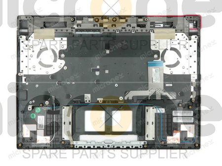 Asus ROG Strix G15 G513IR Palmrest Keyboard LED RGB PER KEY US-International black with red finish