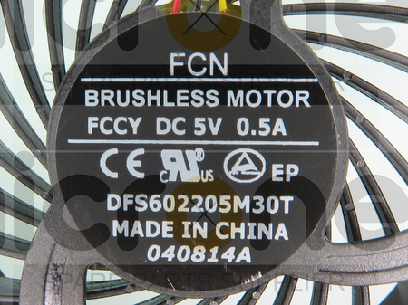 Toshiba DFS602205M30T Cooling Fan 5V 0,5A 3PIN