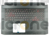 Acer Nitro 5 AN517-53 Palmrest Keyboard LED US-International black