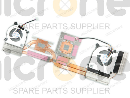 MSI Sword 17 A12UD A12UDX Cooling Fan with Heatsink 5V+5V 0,55A+1,0A 4PIN