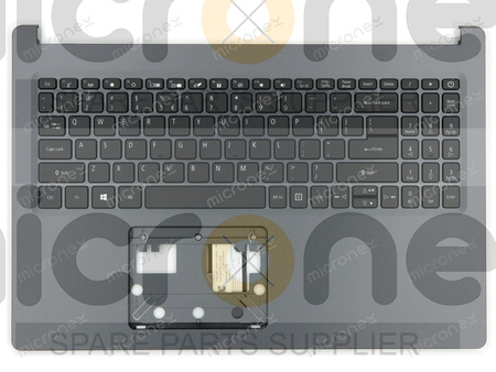 Acer 6B.HWBN7.030 Palmrest Keyboard LED US-International black