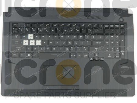 Asus TUF Gaming TUF766IU Palmrest Keyboard LED RGB US-International