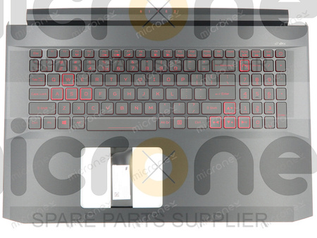 Acer Nitro 5 AN517-52 Palmrest Keyboard LED 28PIN US-International black GTX1650