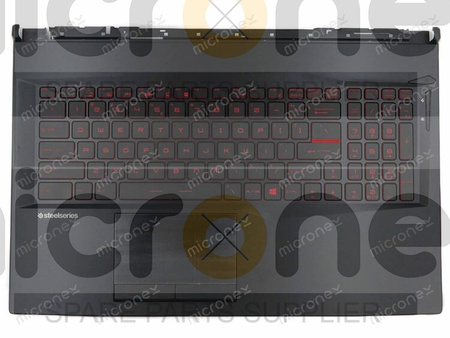 MSI 957-17E51E-C20 Palmrest Keyboard LED US-International black