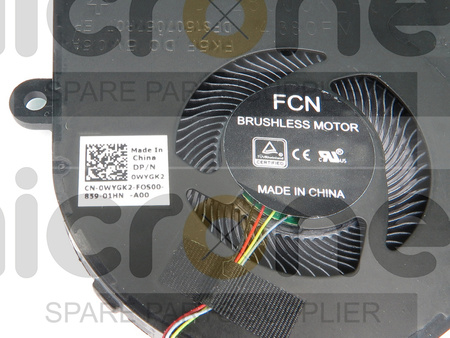 Dell WYGK2 Cooling Fan CPU 5V 0,5A 4PIN
