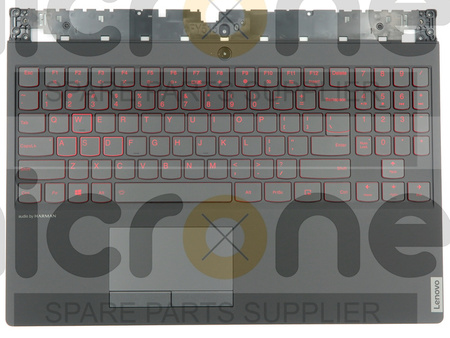 Lenovo 5CB0U42805 Palmrest Keyboard LED US-International black