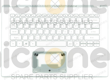 Acer 6B.A4VN2.001 Palmrest Keyboard LED US-International silver