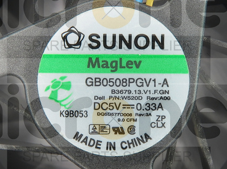 Dell W520D Cooling Fan CPU 5V 4PIN