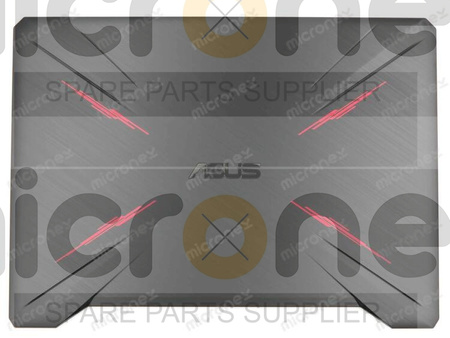 Asus TUF565DU LCD Back Cover Plastic (PU) black with red finish