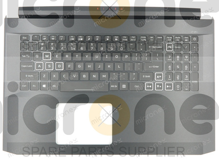 Acer Nitro 5 AN517-54 Palmrest Keyboard LED RGB US-International black RTX3060
