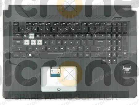 Asus TUF Gaming FX705DD Palmrest Keyboard LED RGB US-International black