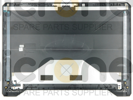 Asus 90NR02C3-R7A010 LCD Back Cover Plastic (PU) black with red finish